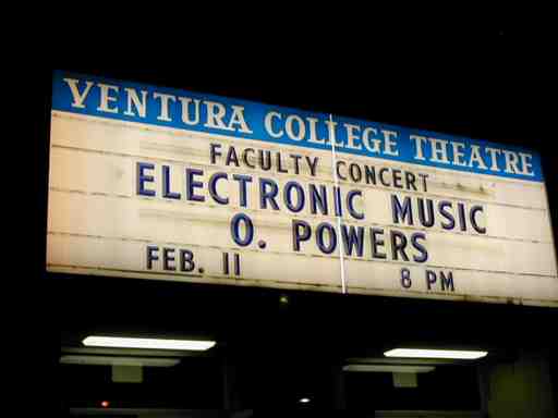 A shot of the marquee